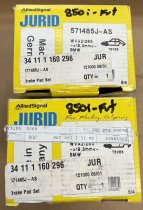 (34111160296)-Brake Pad Set (Front with Shims) - 850i/850csi w/floating calipers (91-95) (Jurid=OEM) (2 sets available)