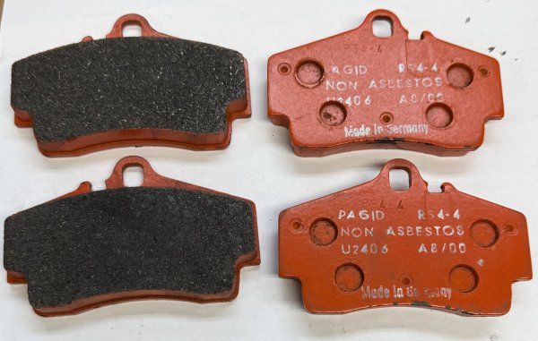 (U2406/RS4-4) Pagid "Orange" Race Brake Pad Set -for Rear Porsche 1997-2016 (see list) (3 sets available)