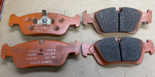 (U1697/RS4-4) Pagid "Orange" Race Brake Pad Set (Front)-for BMW 3 series (E36 excl M3), 323/325/328 (99-06) (1 set available)