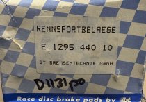(U1295/RS4-4) Pagid "Orange" Race Brake Pad Set (Front)-for BMW M3 (95-99) & M5 (91-93) (1 set available)