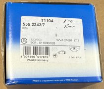 (34216761281)-Brake Pad Set (Rear) - 528i/525i/530i/540i (97-03) (Pagid) (1 set available)