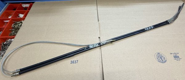(34411152373) - Emergency Brake Cable-518/520 (Euro E12 models) (401120) (Gemo=OEM) (2 available, must buy both)