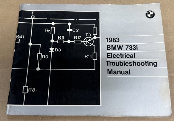 (Pub)(89891000140)-Electrical Troubleshooting Manual-BMW 1983 733i (good condition) (1 available)