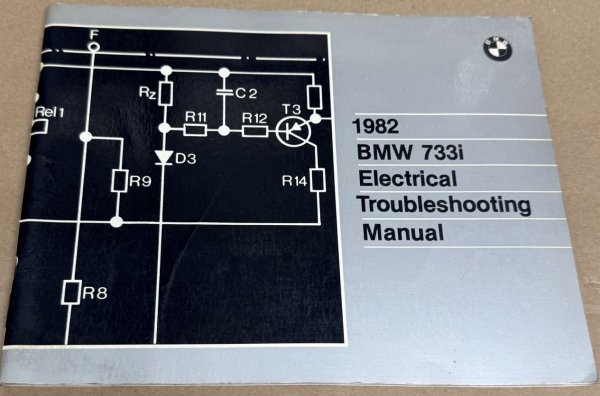 (Pub)(89891000127)-Electrical Troubleshooting Manual-BMW 1982 733i (good condition) (1 available)