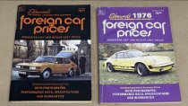 (Edmunds-75/76) - Edmunds Car Buyer Price Books -1975/1976 foreign cars ($12 PER BOOK-your choice)