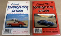 (Edmunds-79/81) - Edmunds Car Buyer Price Books - 1979 & 1981 (foreign cars) ($9 PER BOOK-your choice)