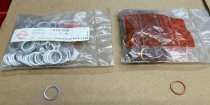 (07119963200)-Aluminum Crush Washer - M14x18x1.5mm (Elring, made in Germany) (per washer)