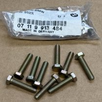 (07119913484)-Bolt-6x28mm - fits many 3/5/6/7/Z3 (eg, water pumps) (Genuine BMW) (19 available)