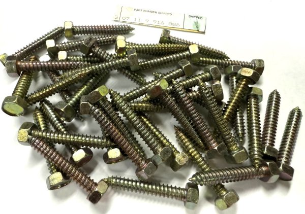 (07119916886)-Hex Head Screw-radiator & other applications-6.3x38mm (Genuine BMW) (41 available)