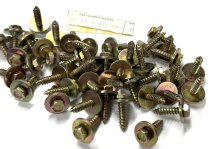 (07119916949)-Hex Head Screw with Washer-4.8x19mm (Bumper trim screws-E28, etc) (Genuine BMW) (43 available)