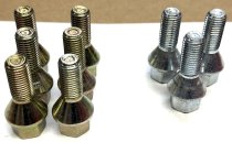 (36131126191)-Wheel Lug Bolt (YELLOW)- E12/E21/E23/E24/E30/E28/E32/E34/E36/etc (6 available)