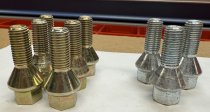 (36131126191)-Wheel Lug Bolt (YELLOW)- E12/E21/E23/E24/E30/E28/E32/E34/E36/etc (6 available)