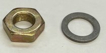 (07119921616 & 07119932634) - Oil Pump Nut and Shim for Pump Sprocket-1600/2002/2002tii, 320i (77-83), M3 (88-91) (13 sets available)