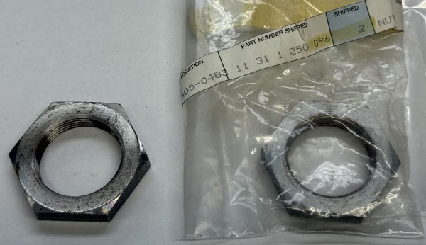 (11311250096)-Camshaft Nut-M30x1.5 - Most M30 engines (see list) (Genuine BMW) (2 available)