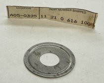 (11211744345)-Cover Plate-back of Flywheel (alt-11210616100)-fits most BMW (1967-2005) (Genuine BMW) (1 available)