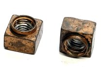(11621741172)-Square Copper Exhaust Nut-8mm - E46/M3, E39/M5, E31/E38/E39 (Genuine BMW) (44 available) (Lot pricing)