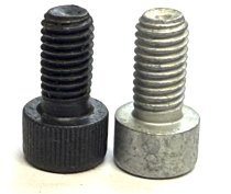 (07119904101)-Pressure Plate Fillister Head Bolt-M8x16mm - most 90-on models (BLACK/gr12.9) (alt-07119901023) (Agrati/Italy) (40 available)