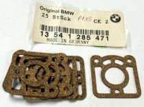 (13541285471)-Throttle Housing Gasket (cork) - 318i (84-85), 325e/325i (84-91), 528e/525i (82-91) (Genuine BMW) (6 available)