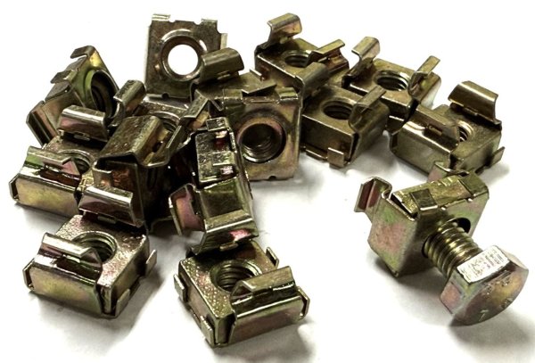 (07129926512)-Cage Nut (takes 6mm bolt) - E30, E31, E34, E36, E46, etc (Genuine BMW) (15 available)