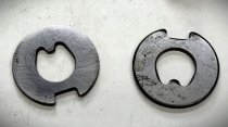 (31212634115)-Slotted Washer (on Front Spindle) - 1600/2002/2002tii, Bavaria/CS, 320i (77-83), 530i/528i (75-81), E23/E24 (Genuine BMW) (2 available)