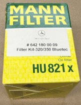 (MB)(6421800009)-Oil Filter Kit-Mercedes Bluetec Diesel (Mann) (1 available)