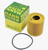 (11427622446)-Oil Filter-Mini Cooper & Cooper S (08-14) (N12/N14 engines) (Mann HU711/51X) (4-pack) (1 available)