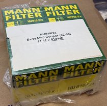 (11427512446)-Oil Filter-Mini Cooper & Cooper S (02-07) (W10/W11 engines) (Mann HU816/2X) (4-pack) (1 available)