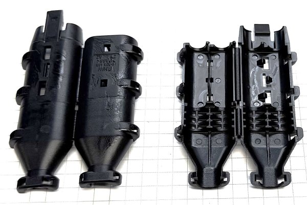 (61131378408)-Plug Housing (Various-washer pump & coolant level sensors) - E32/E34 (Genuine BMW) (5 available)