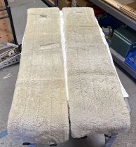 (82111468136)-BMW Factory Sheepskin Seat Vests (grey)-for front seats only - 3/5/7 Series & X5 (pre-owned)