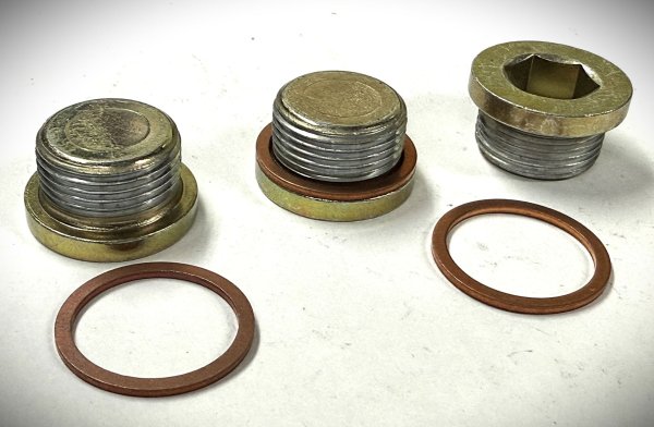 (33117525064)-Differential Drain Plug w/Copper Washer (M22x1.5mm)-fits most BMW (Genuine BMW) (10 available)