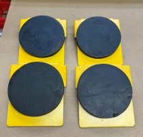 (Rotary Lift)-Rotary FJ697 Lift Pad set (4 pads) (Lightly Used) (Rotary Lift)-Rotary FJ697 Lift Pad set (4 pads) (Lightly Used)