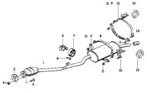 (325e-Exh Kit A) - Exhaust Installation Kit- 325e (84-87) (Eberspacher) (1 available)
