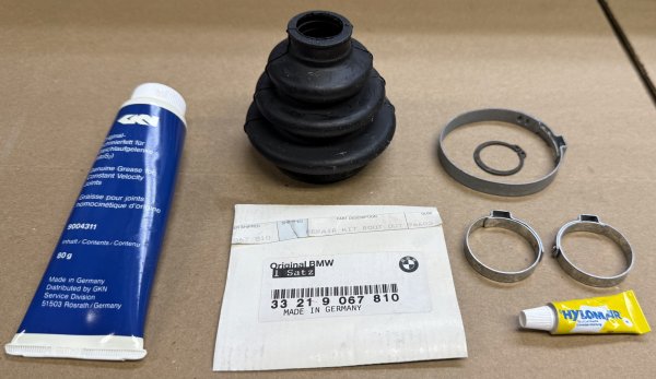 (33219067810)-Axle Boot Kit (Outer)-325e (84-87), 318i (84-85), 325ix (88-91, Rear) (Genuine BMW) (1 available)