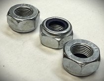 (M10-Locknut) - Hex Locknut (fine thread)-10x1.0mm (grade 10) (Nylock) (limited supply)