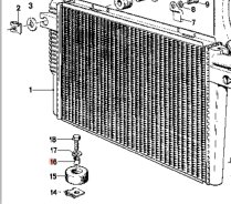 (07119916969)-Screw w/Washer-6.3x22mm (Radiator, etc) - 733i/735i (78-86), E28/Z3 (Genuine BMW) (2 available)