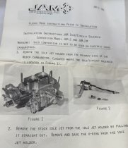 (Weber)(53903.000)-Idle Cut-off Solenoid (32/36 DGAV/DGEV carburetors) (4 available)