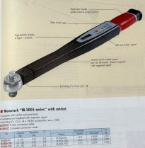 (M2005.C1)-Printer Connection cable for Facom Memotork M.2005 series torque wrenches (1 available)