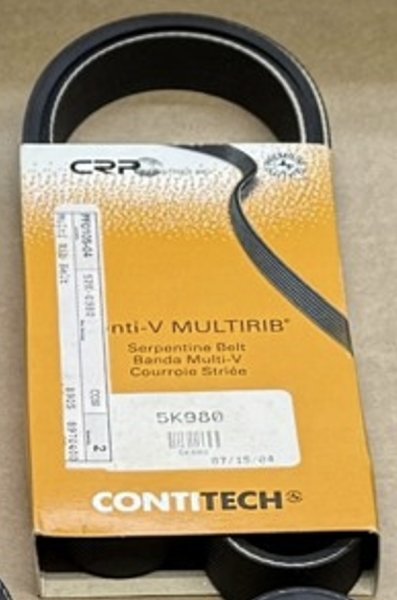 (11287833266)-Serpentine Belt-AC (5pk x 980)-M5 (00-03), 530/540 (94-95), 740/750 (93-95), 840 (94-95) (1 available)