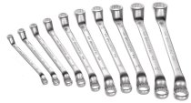 (55A.JU10)-10pc Fractional Offset Box Wrench Set (1/4-1 1/14″) (20 sizes) (Facom)