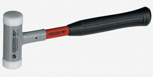 (212A.30) (248 F-30) - Dead Blow Hammer with Fiberglass Handle-30mm tips (Gedore)