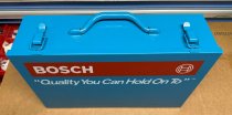 (Bosch 1609)-BOSCH 1609 Laminate Trimmer INSTALLER'S KIT w/3 Bases in Metal Case (Like New)