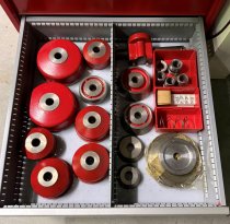 Accuturn 8944 Brake Lathe with Lista 5-drawer cabinet & Pallet Jack (Pickup only-northern NJ)