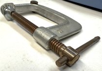 (271-80S)-Special "Arc Welding" G-clamp w/Ground connection (0-80mm) (1 available)