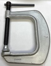 (271.120L)-Deep throat G-clamp-120mm capacity (Vintage Facom-made in France) (1 available)