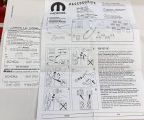 (Pacifica)-Wheel Lock Set (factory Mopar) (04721954AA / 04721954AB) - Pacifica, Town & Country, Caravan, Ram (see details)