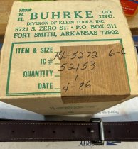 (BUHRKE /Klein Tools) - Pole Climbing Belt (KL-5272 66) (lightly used)