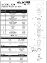 (Zurn Wilkins 420 - 1) - Pressure Vacuum Breaker for Irrigation Systems (1") - NEW! (missing 1 part)