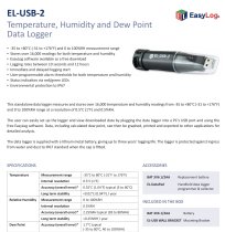 (Lascar EL-USB-2)-Relative Humidity & Temperature Data Logger (New/Unopened)