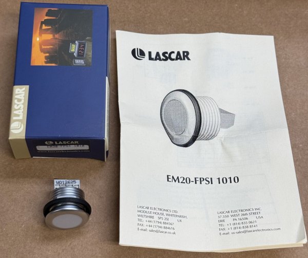 (Lascar EM20-FPSI 1010)-Panel Mount 2-color (Red/Green) Status Indicator (NEW) (4 available)