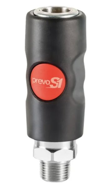 (USI-061252)-1/4" Flow S1 Safety Coupler-3/8"NPT Male (Truflate) (10 available)